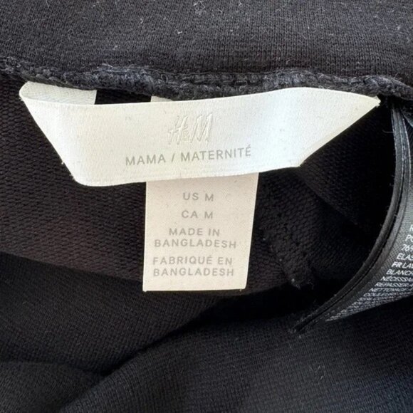 H&M • Mama Maternity Joggers in Black • Medium - Picture 4 of 10
